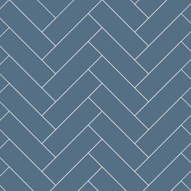 Misty Blue Herringbone Tile Multipanel Wall Panel